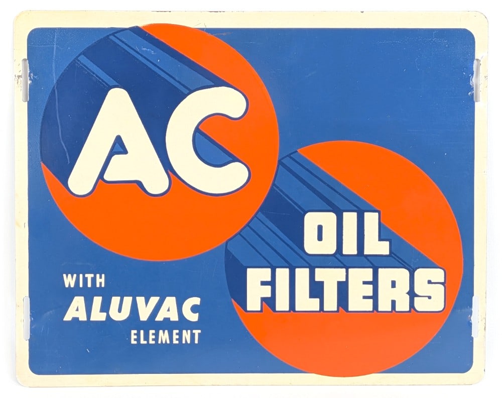 AC Oil Filters with Aluvac Element Metal Sign (TAC) (1 of 8)
