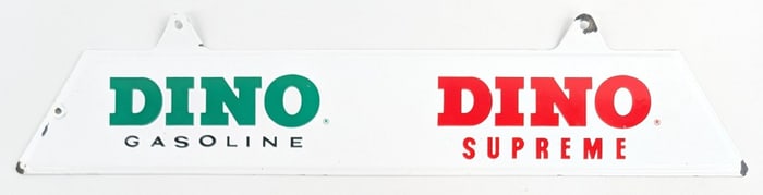 SSP Sinclair Dino Gasoline & Dino Supreme Pump Plate