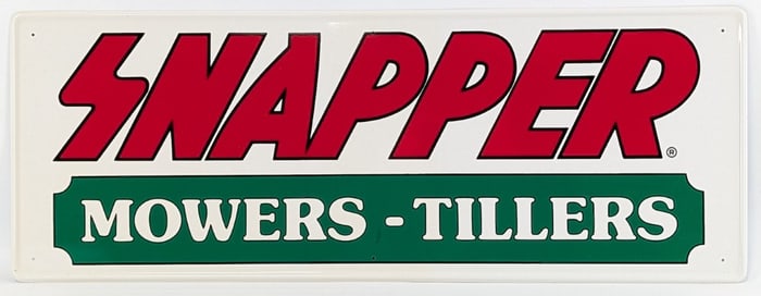 Vintage SST Snapper Mowers & Tillers Advertising Sign