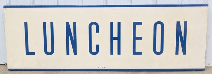 6ft Vintage SST Luncheon Sign