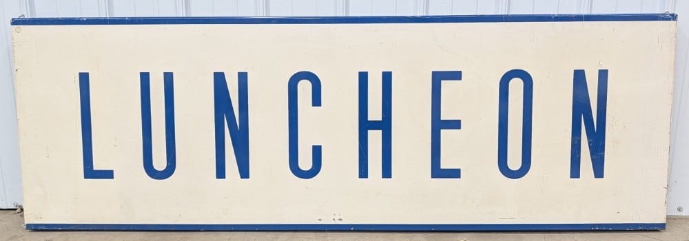 6ft Vintage SST Luncheon Sign (1 of 7)