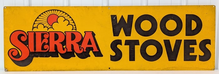 4ft Vintage DST Sierra Wood Stoves Sign