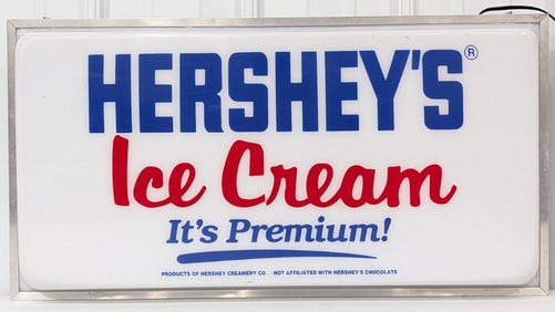 Hershey's Ice Cream Lighted Advertising Sign