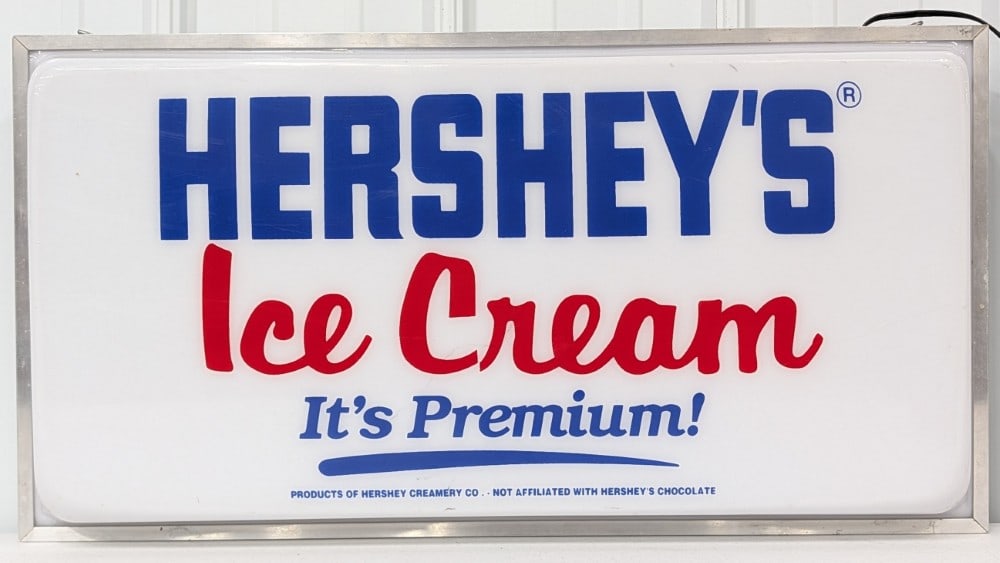 Hershey's Ice Cream Lighted Advertising Sign (1 of 8)