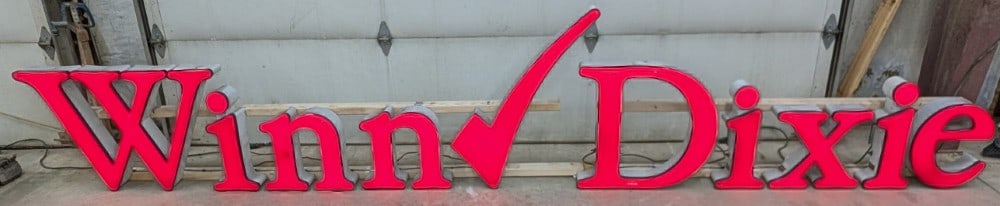 15ft Winn Dixie Grocery Store Lighted Sign (1 of 9)