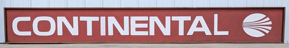 11ft Vintage SSW Continental Airlines Sign (1 of 9)
