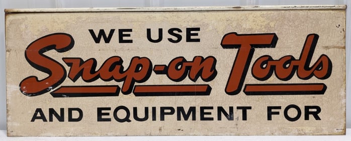 Vintage DST Snap-On Tools Dealer Advertising Sign