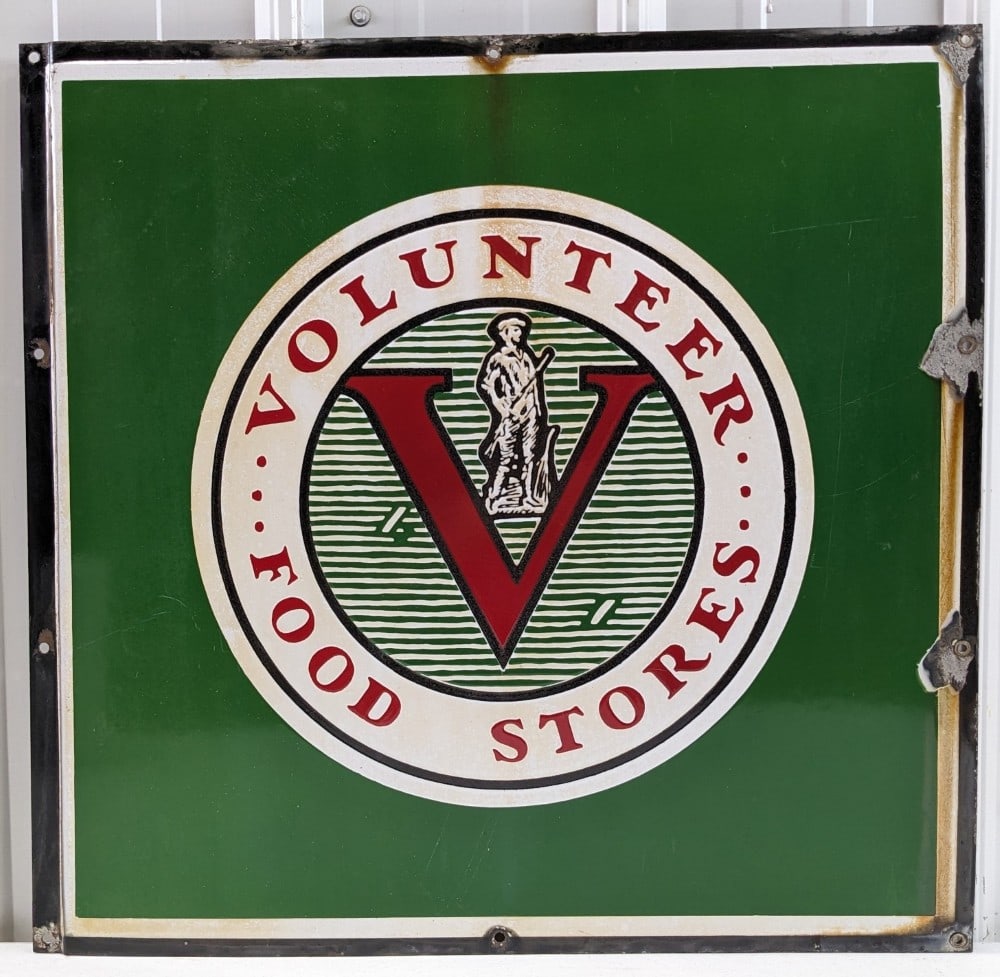 Vintage SSP Volunteer Food Stores Advertising Sign (1 of 8)