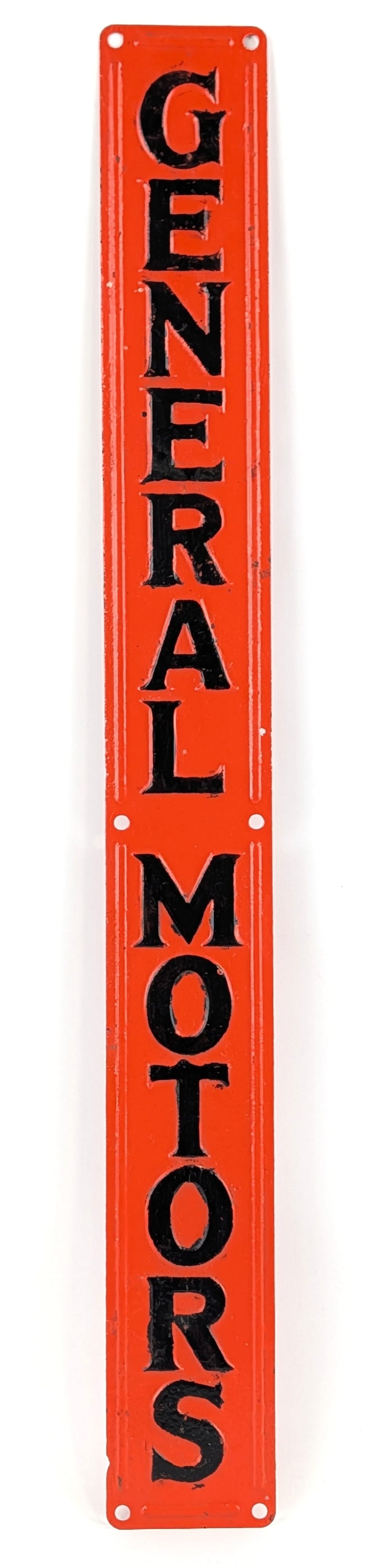 General Motors Embossed Vertical Metal Sign (1 of 8)