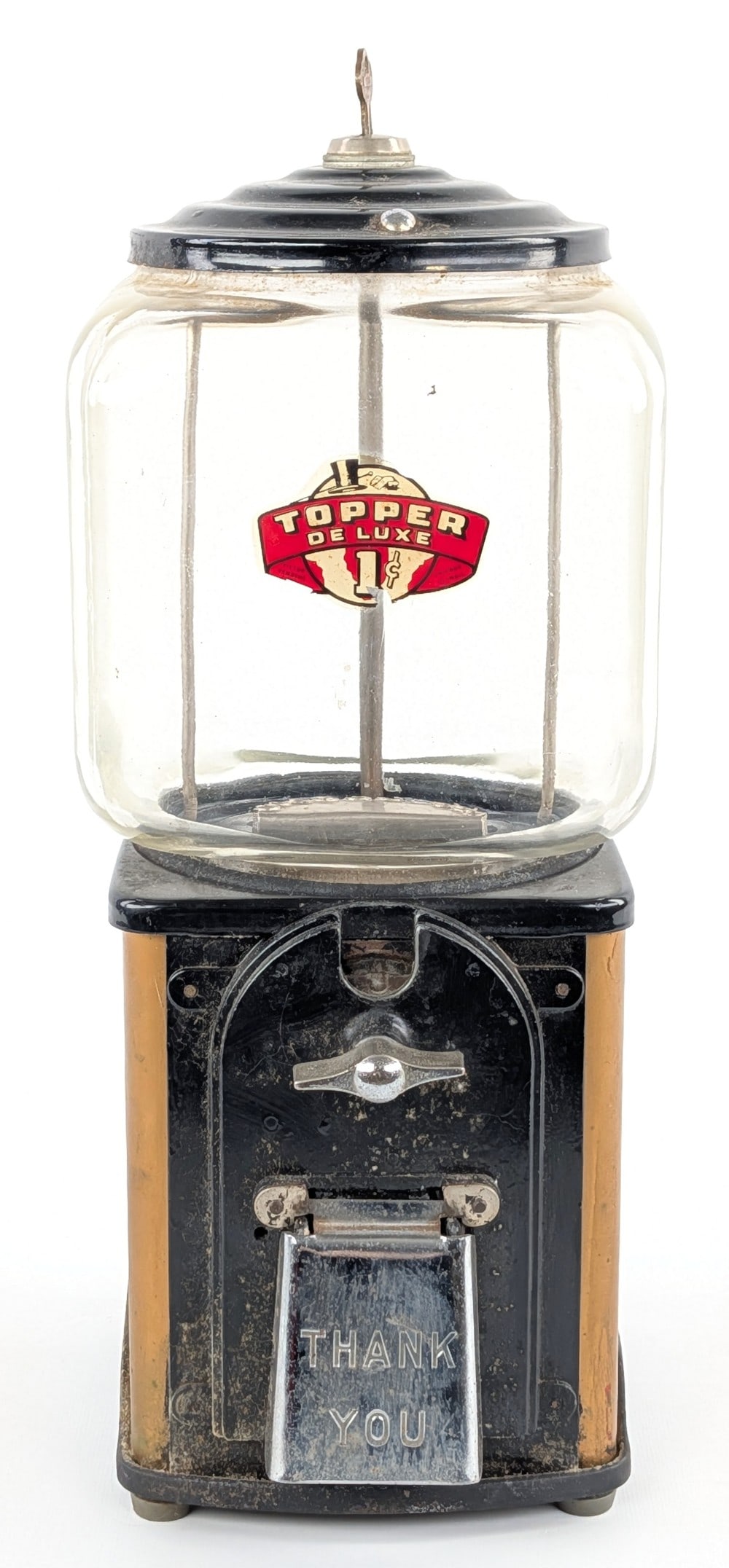 Vintage Topper Deluxe 1 Cent Gumball Machine (1 of 9)