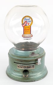 Vintage Ford 1 Cent Gumball Machine