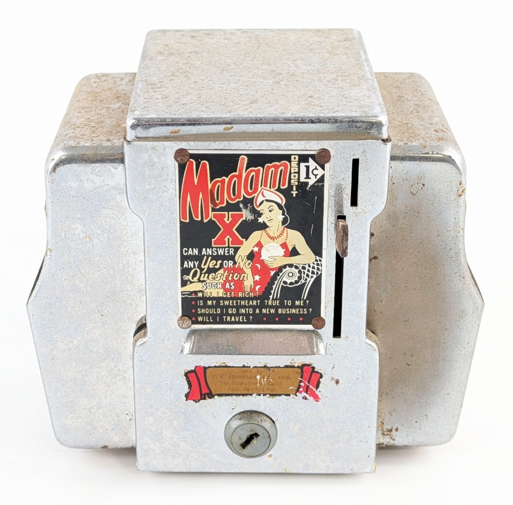 Vintage 1 Cent Madam X Fortune Teller Dispenser (1 of 8)