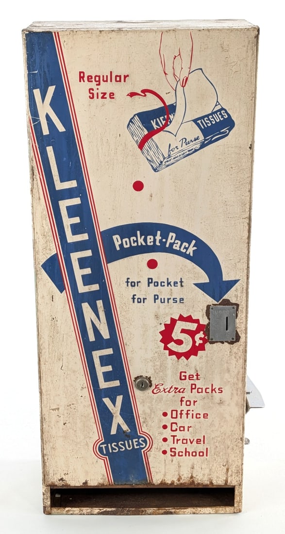 Vintage Kleenex 5 Cent Vending Machine (1 of 10)