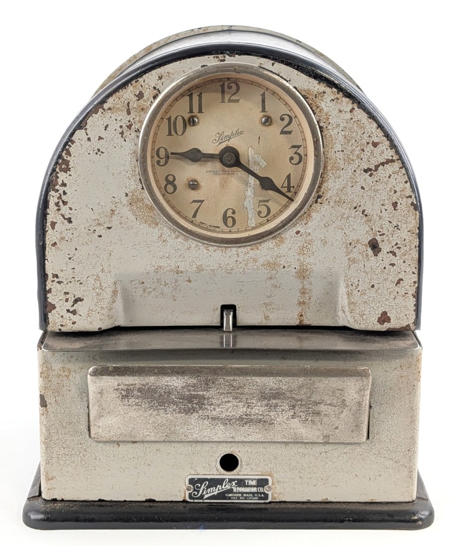 Vintage Simplex Time Recorder / Punch-In Time Clock (1 of 8)