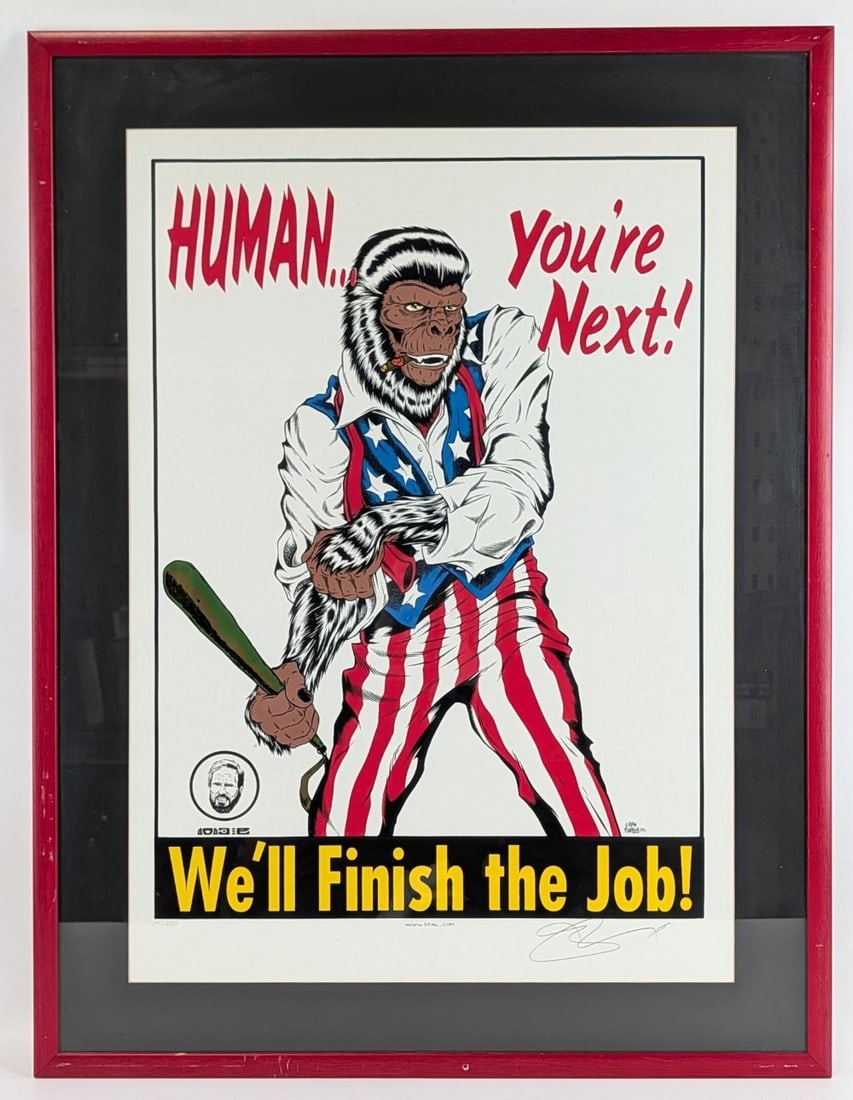 Alan Forbes Patriotic Planet Of Apes LE Signed Concert Poster (1 of 8)