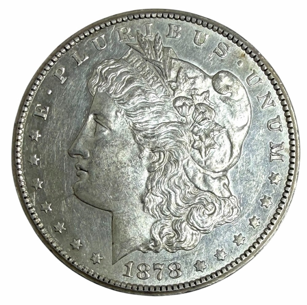 1878-CC United States Morgan Silver Dollar: 1878-CC United States Morgan Silver Dollar. Nice high grade condition.