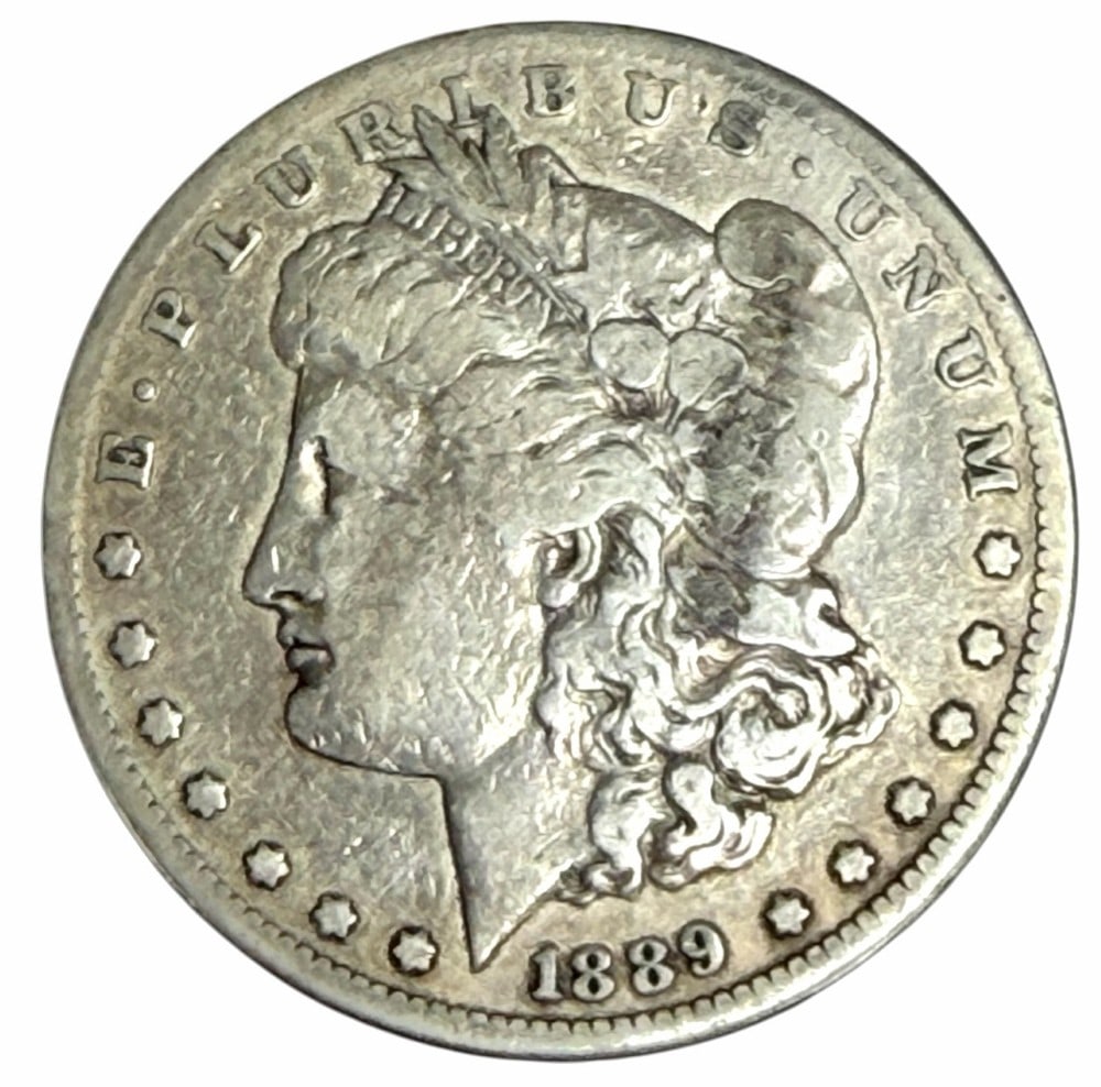 Key Date 1889-CC United States Morgan Silver Dollar (1 of 2)