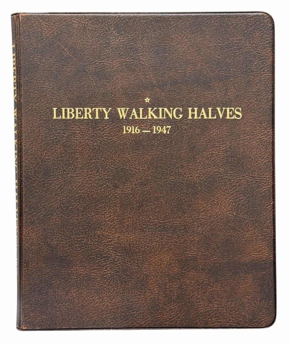 60 Piece 1916-1947 United States Walking Liberty Silver Half Dollar Partial Set: 60 Piece 1916-1947 United States Walking Liberty Silver Half Dollar Partial Set. The set is in circulated condition and includes the 1916, a high grade 1916-D, 1916-S, 1921, 1921-D & 1938-D. Comes in