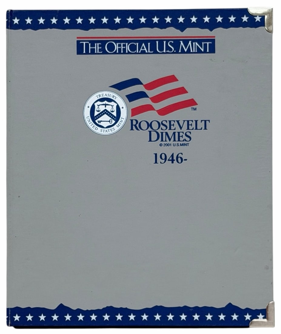 112 Piece 1946-1999 United States Roosevelt Dime Partial Set: 112 Piece 1946-1999 United States Roosevelt Dime Partial Set. The set is in high grade circulated to BU condition and includes the complete 48 piece set of silver dimes 1946-1964. Comes in an Official