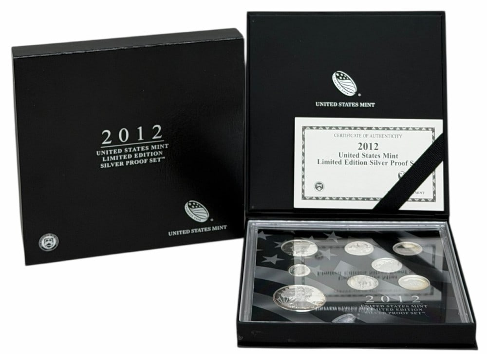 United States Mint 2012 Limited Edition Silver Proof Set (1 of 5)
