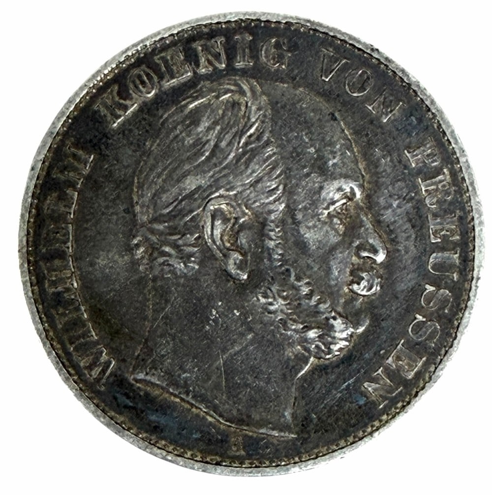 1871-A German States Prussia Silver Sieges Thaler (1 of 2)