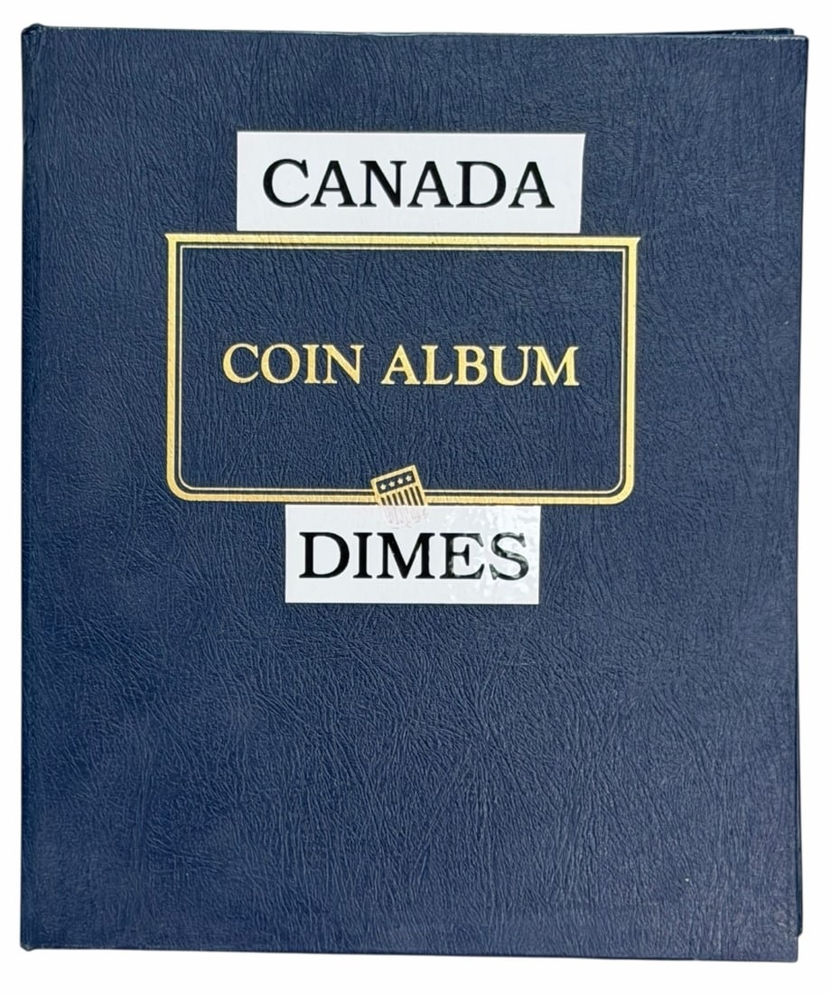 52 Piece 1938-1998 Canada Dime Partial Set: 52 Piece 1938-1998 Canada Dime Partial Set. The set is in circulated to BU condition. Comes in a Whitman Album. Set includes $3.00 face value of 80% silver dimes and .10 cent face value of 50% silver