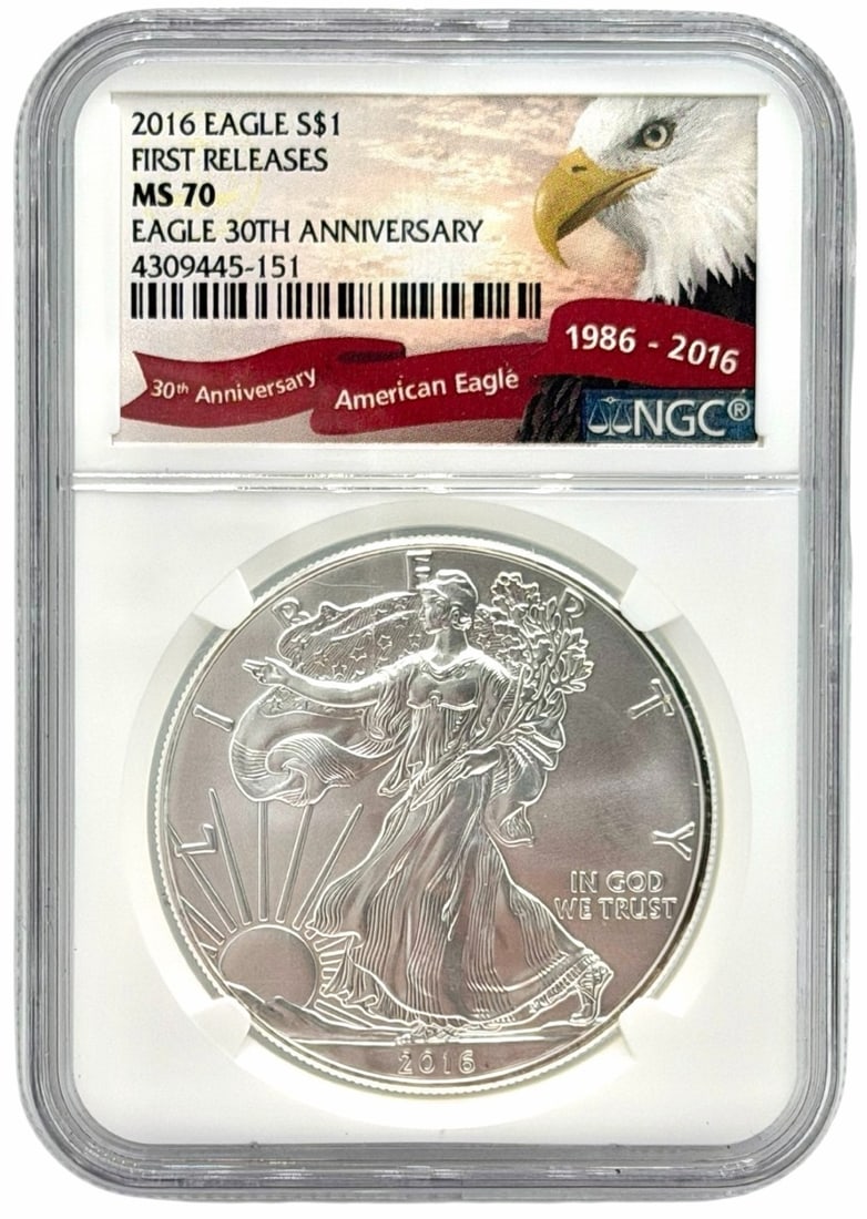 2016 American Silver Eagle NGC MS 70 First Releases (1 of 2)