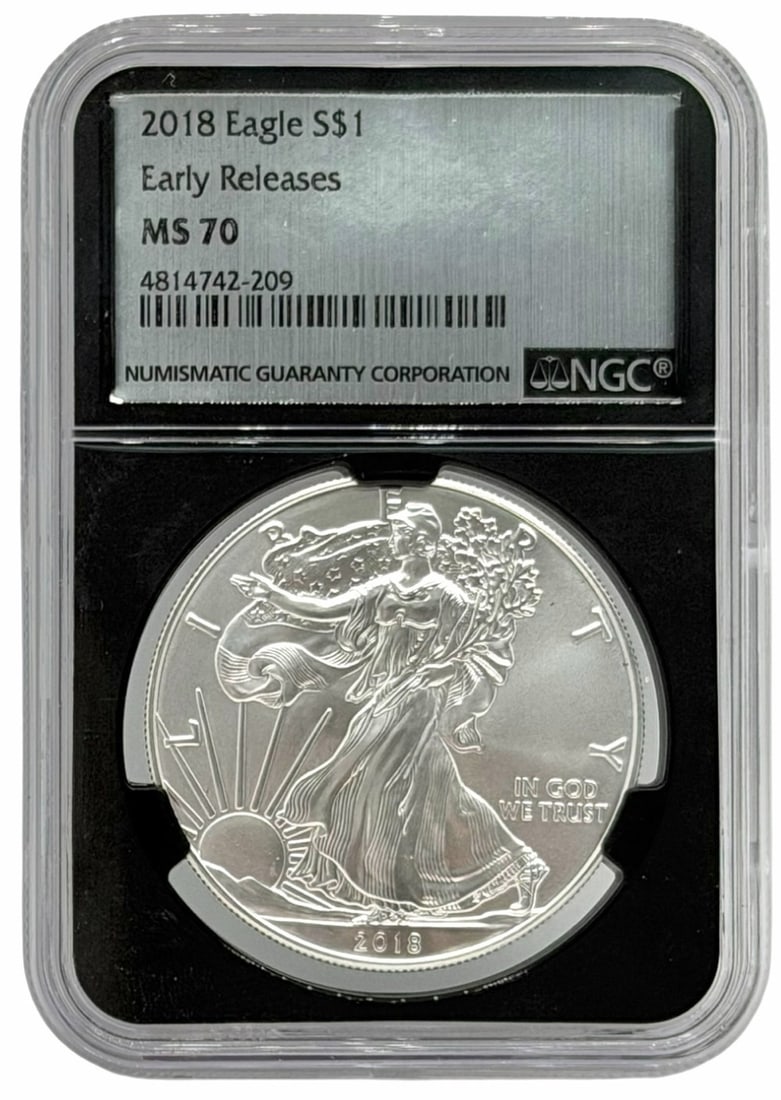 2018 American Silver Eagle NGC MS 70 First Releases (1 of 2)