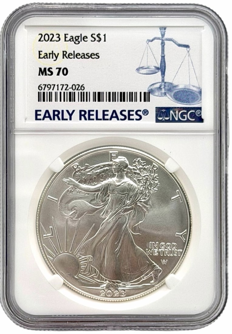 2023 American Silver Eagle NGC MS 70 First Releases (1 of 2)