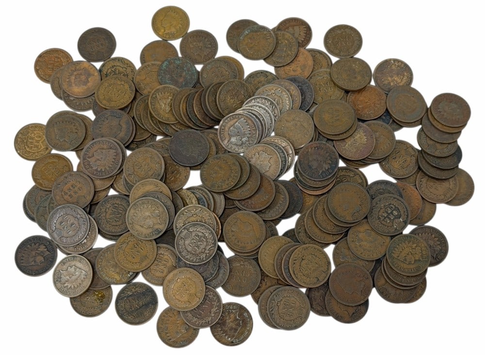 (220) Mixed Date Indian Head Cents (1 of 6)