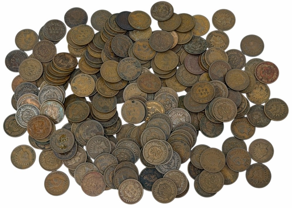 (220) Mixed Date Indian Head Cents (1 of 6)