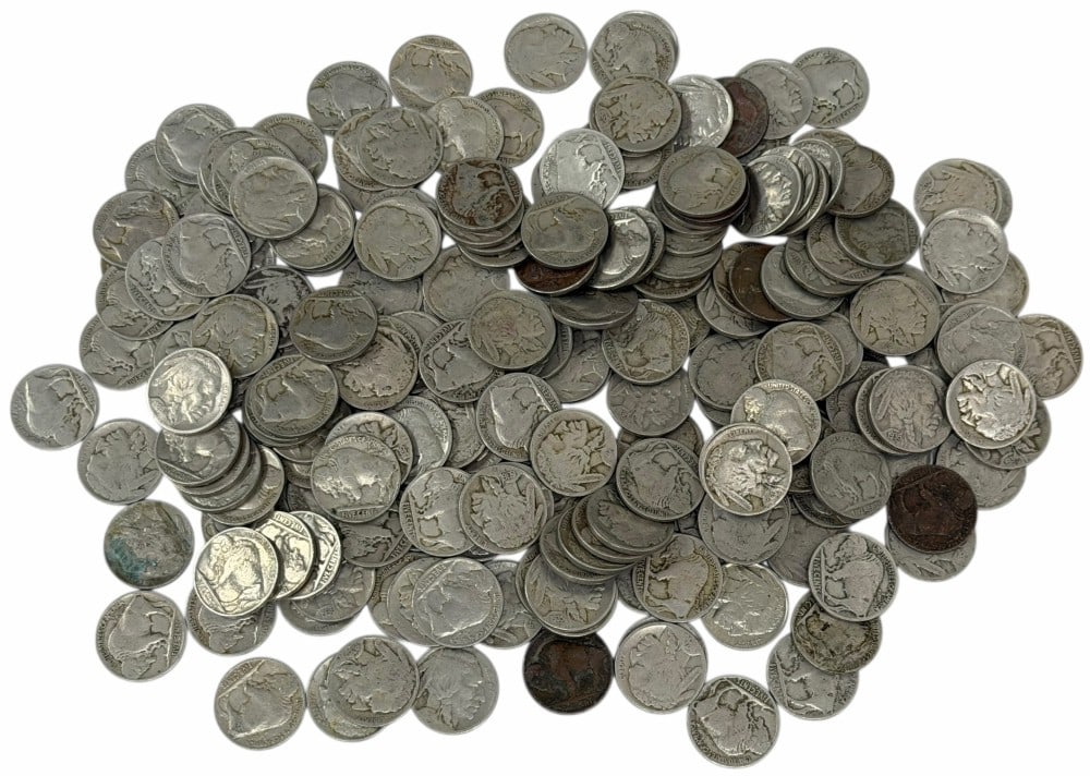 (200) Mixed Date U.S. Indian Head Buffalo Nickels (1 of 6)