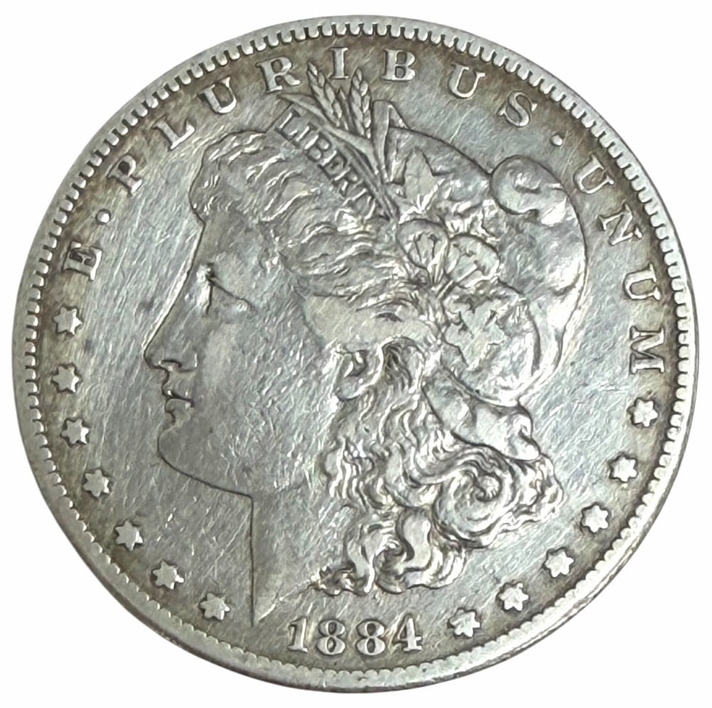 1884-S United States Morgan Silver Dollar (1 of 2)