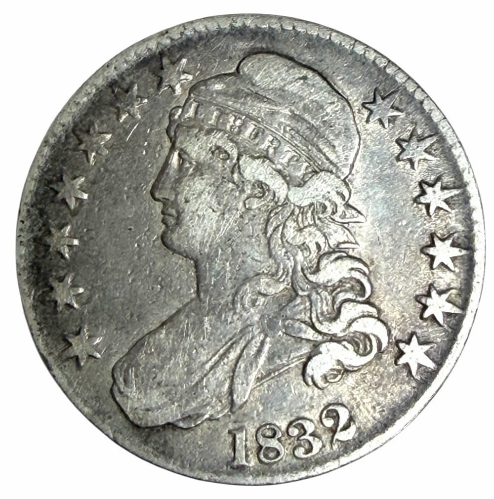 1832 United States Capped Bust Silver Half Dollar (1 of 2)