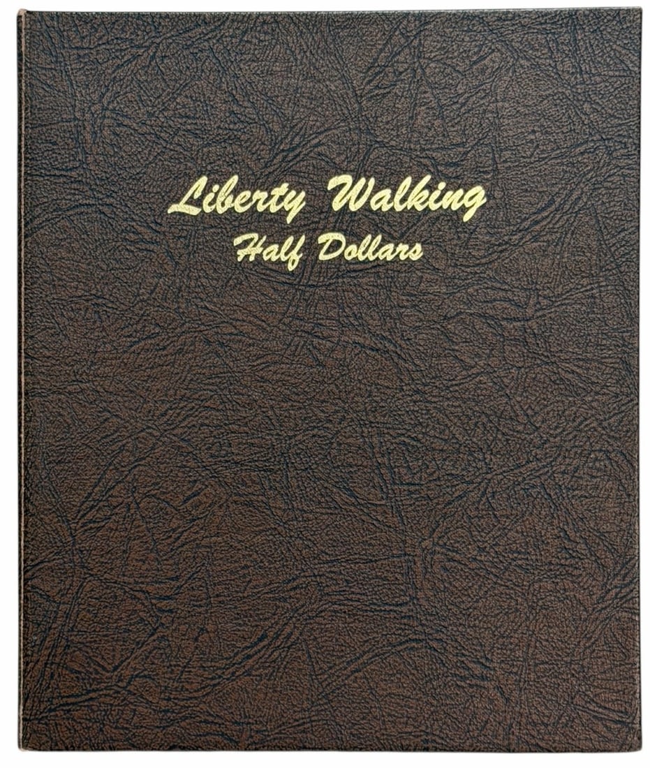 60 Piece 1916-1945 United States Silver Walking Liberty Half Dollar Set: 60 Piece 1916-1945 United States Silver Walking Liberty Half Dollar Set. The set is in circulated condition and includes the 1921, 1921-D, 1921-S and 1938-D. Comes in a Dansco Album. $30 face value of
