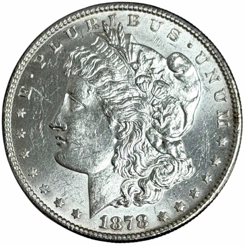 1878-S United States Morgan Silver Dollar: 1878-S United States Morgan Silver Dollar. Nice high grade condition.