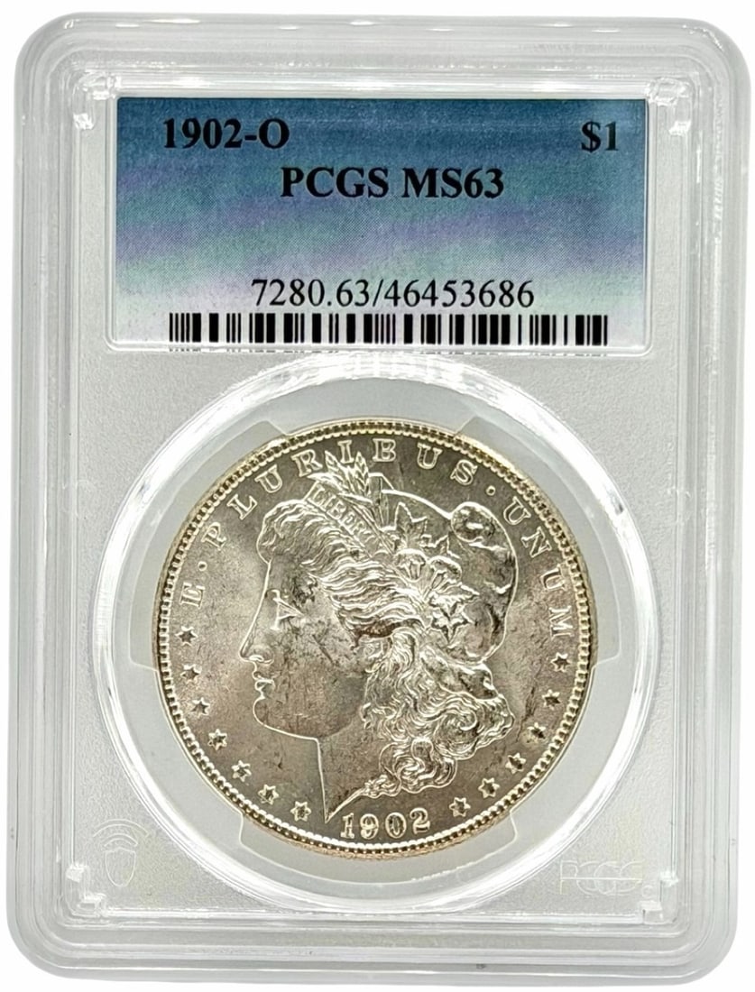 1902-O U.S. Morgan Silver Dollar PCGS MS 63 (1 of 2)