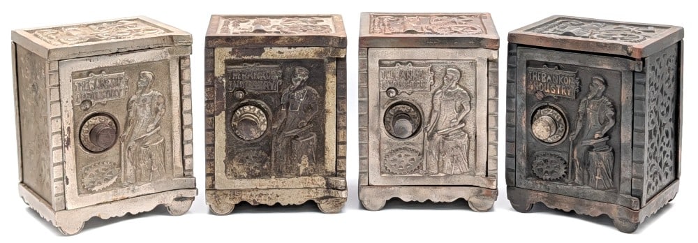 (4) Kenton Cast Iron The Bank Of Industry Still Bank (1 of 15)