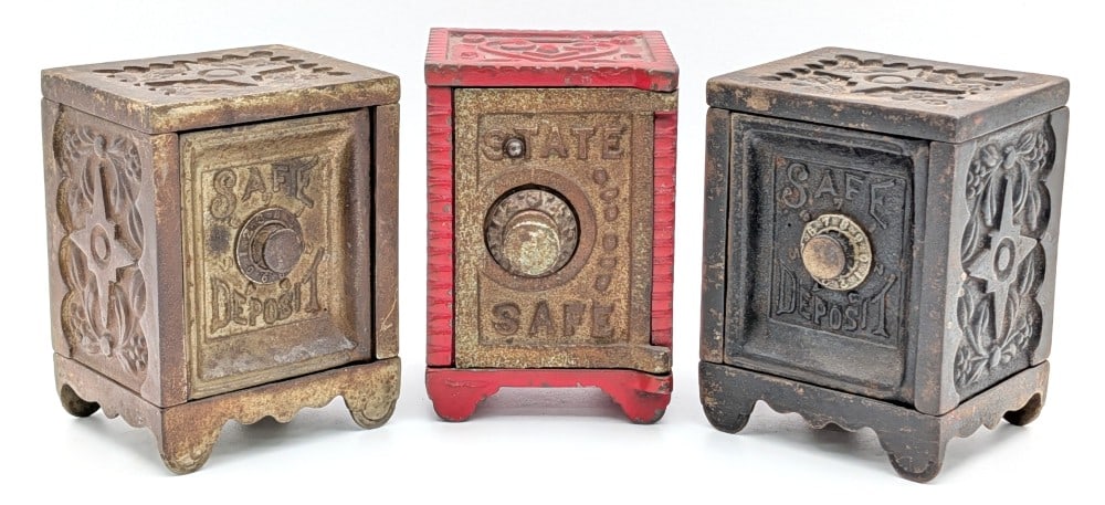 Cast Iron Safe Deposit Banks and State Safe Still Bank (1 of 10)
