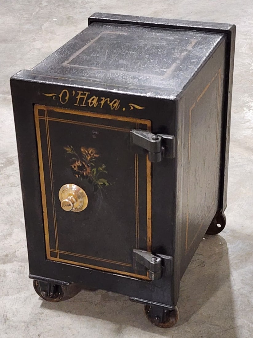 Cast Iron Floor Safe Personalized With The Name O'Hara (1 of 9)