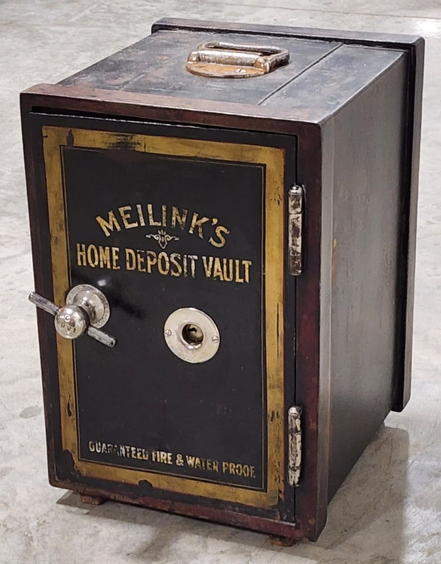 The Makers Meilink Mfg Co Home Deposit Vault Cast Iron Safe (1 of 7)
