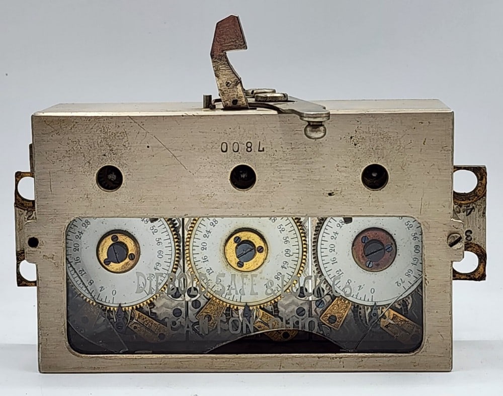 Diebold Safe & Lock Co Bank Vault Time Lock (1 of 4)