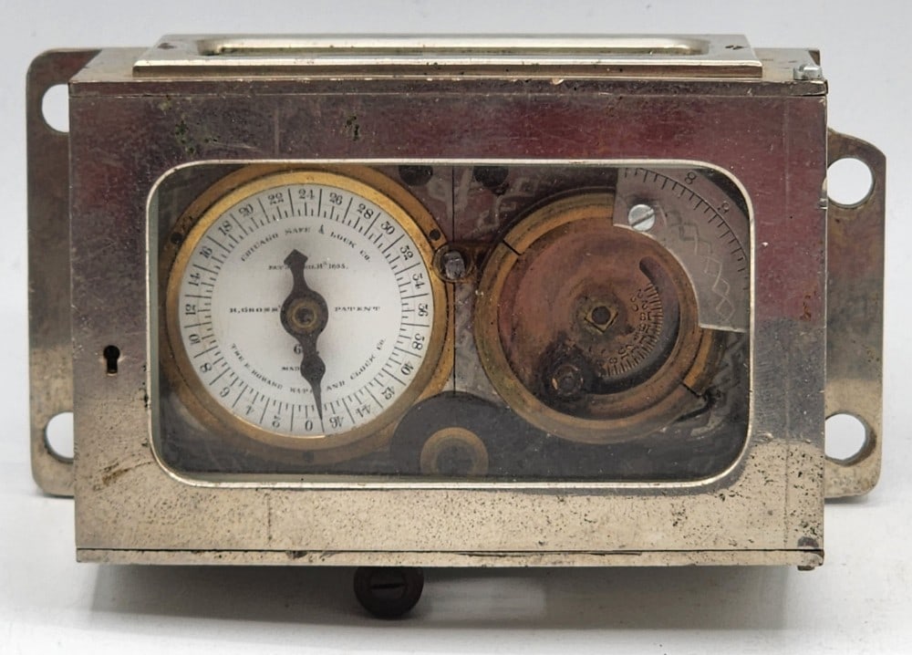 Chicago Lock & Safe Co Bank Vault Time Lock Mechanism (1 of 5)
