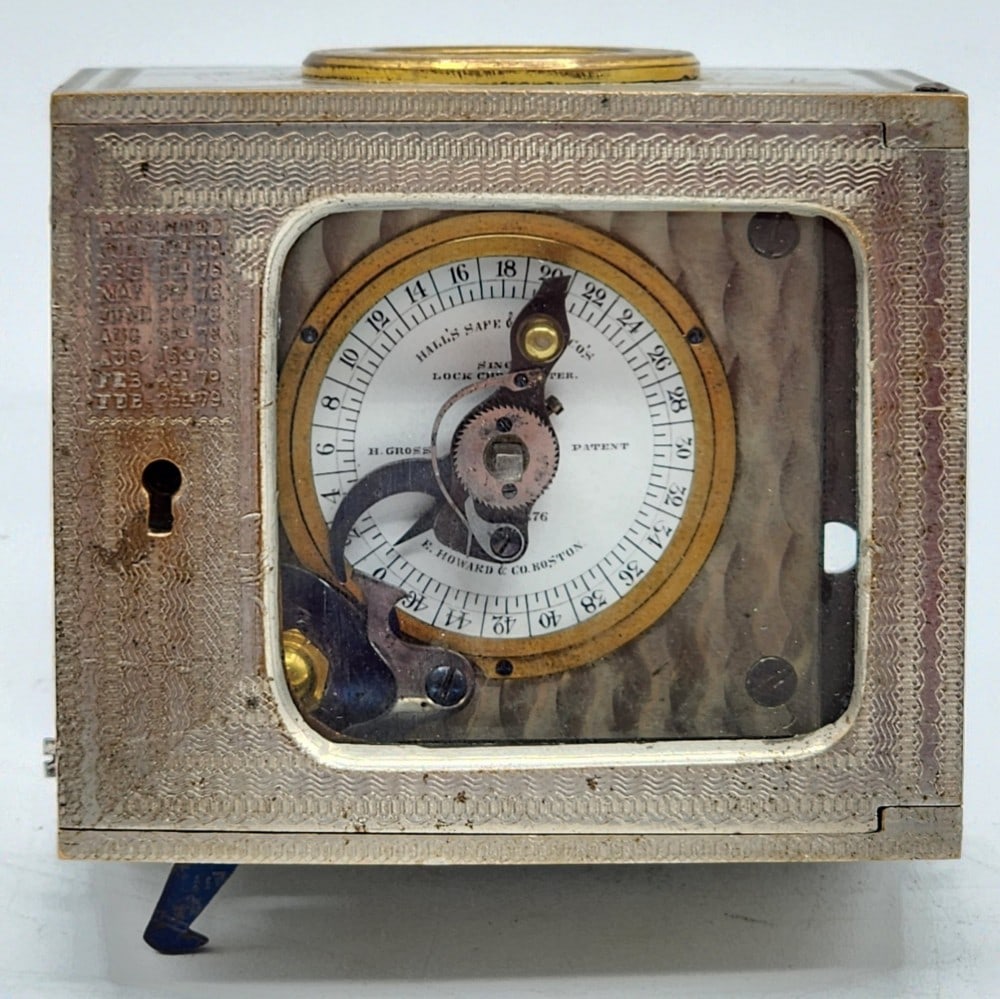 Hall's Safe & Lock Co Bank Vault Time Lock Mechanism (1 of 7)