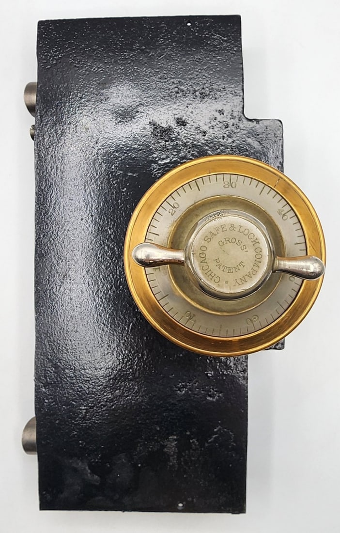 Chicago Safe & Lock Company Safe Lock Cutout Mechanism (1 of 5)