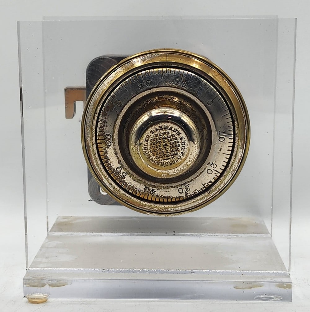 Mosler Bahmann & Co Safe Lock Mechanism Acrylic Display (1 of 5)