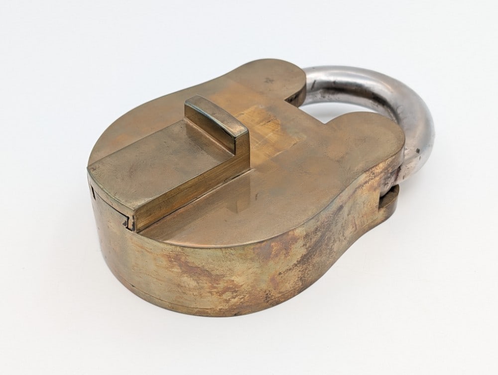 Large Brass Padlock - 3