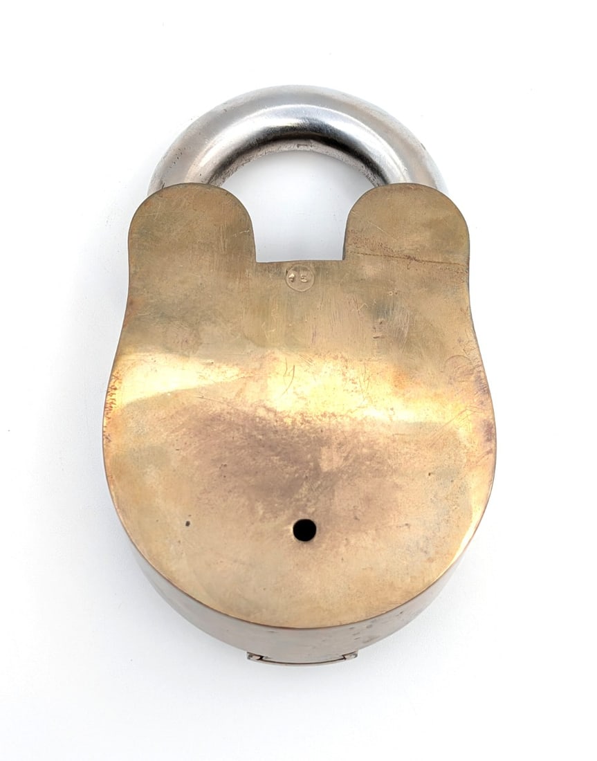 Large Brass Padlock - 5