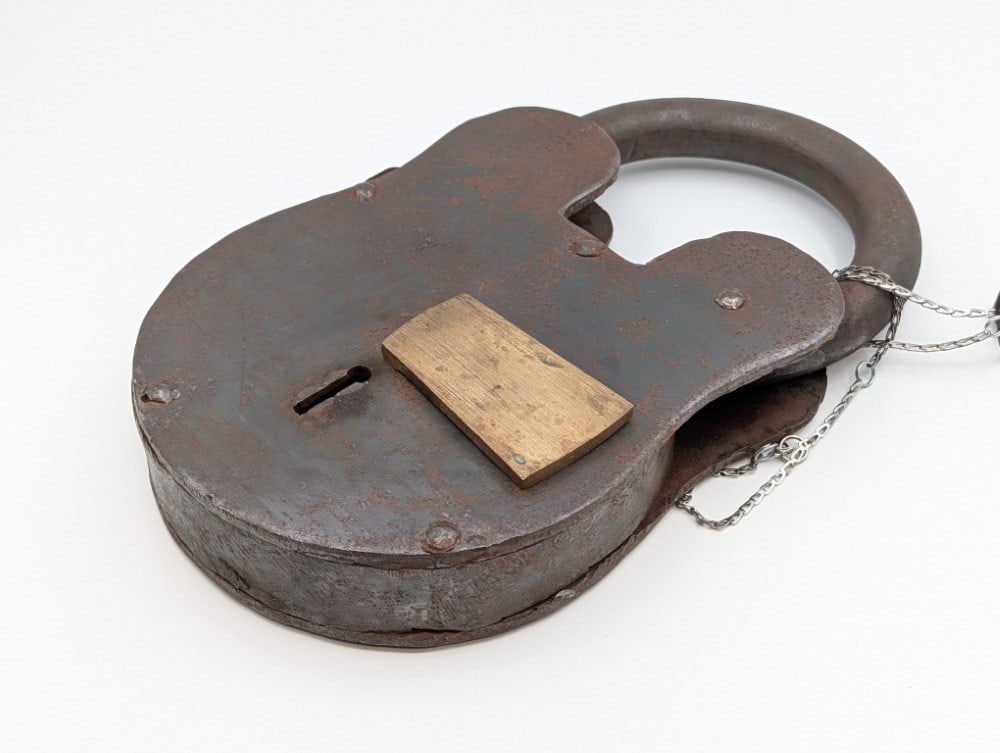 (2) Large Antique Padlocks - 3