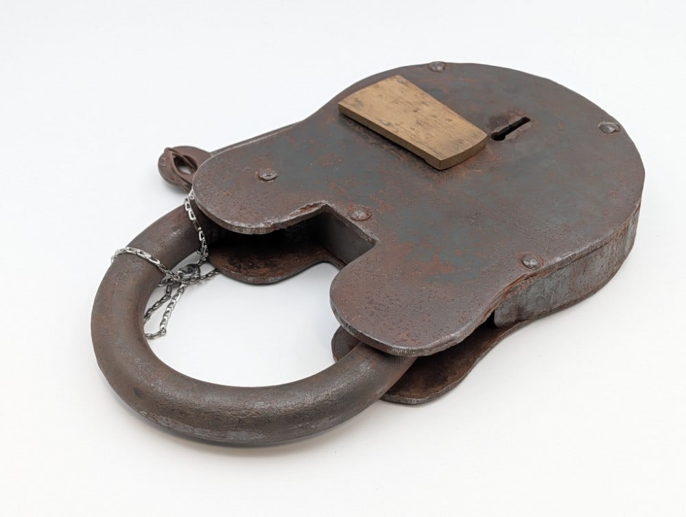 (2) Large Antique Padlocks - 4